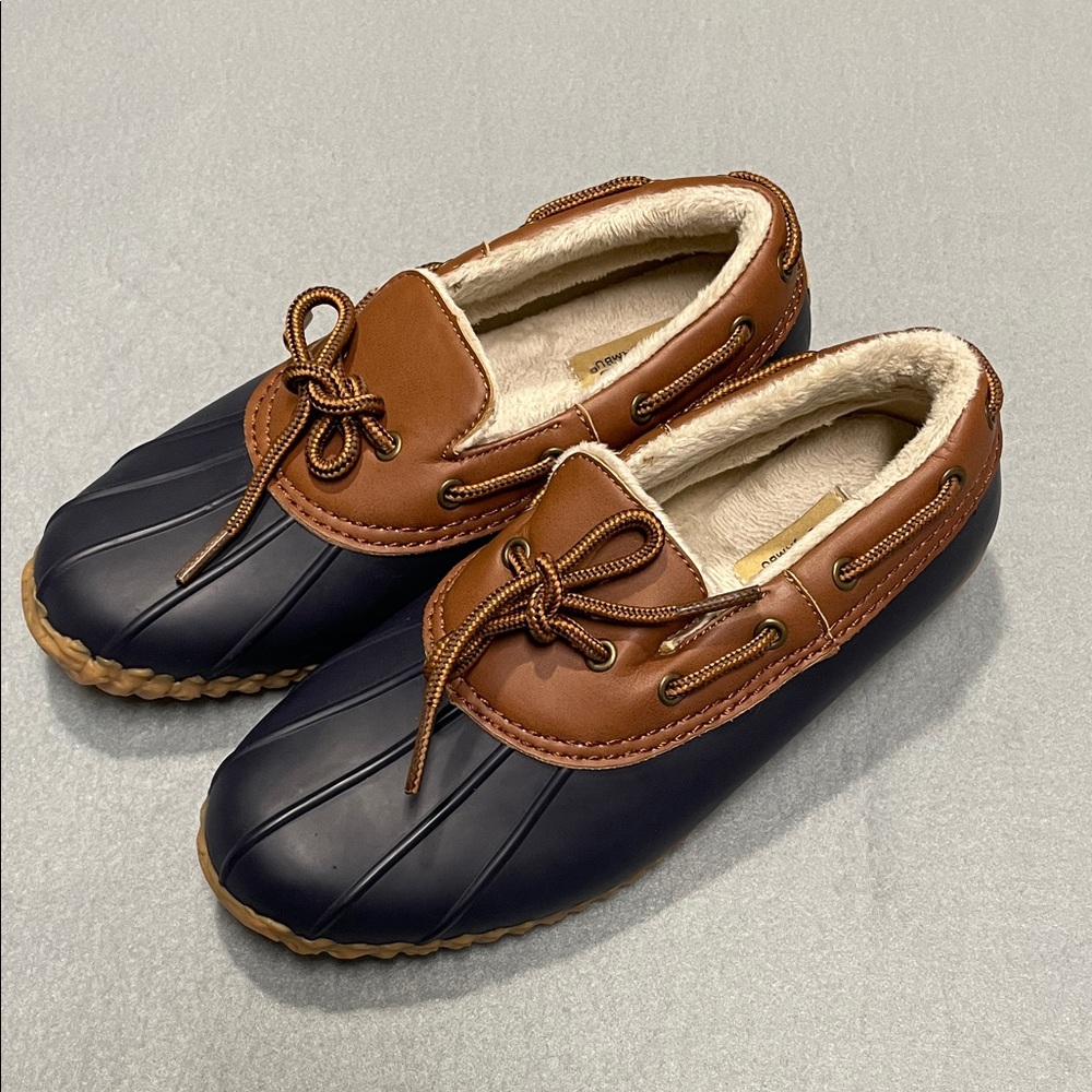 Jambu Women's Gwen Slip On Weather Ready Duck Shoes Women’s Size 7 Outdoor